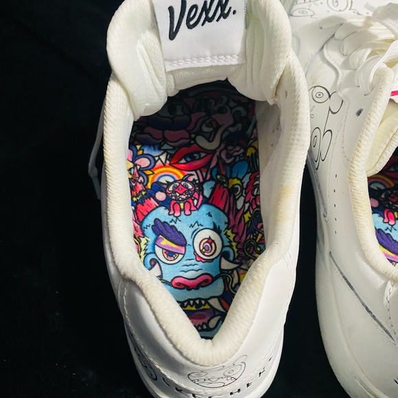 Skechers White Athletic Shoes Retro Design - Picture 3 of 9